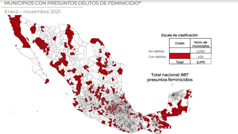 La brutal realidad de los feminicidios en México más de 10 mujeres