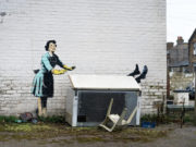 “Máscara del Día de San Valentín”, el mural de Banksy contra la violencia de género