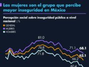 Las mujeres son el grupo que percibe mayor inseguridad en México