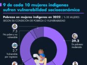 9 de cada 10 mujeres indígenas sufren vulnerabilidad socioeconómica en México